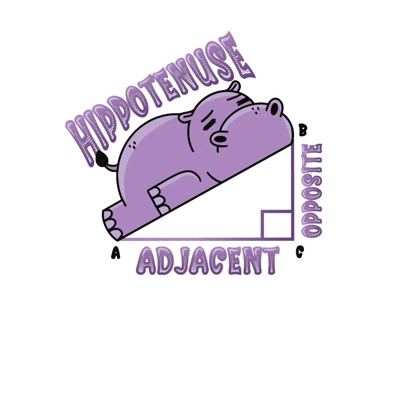 Hippotenuse, opposite, adjacent