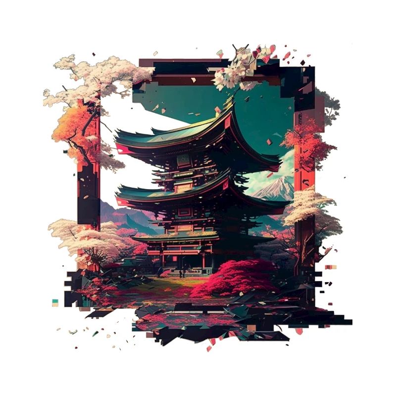 Bâtiment japonais de tranquillité