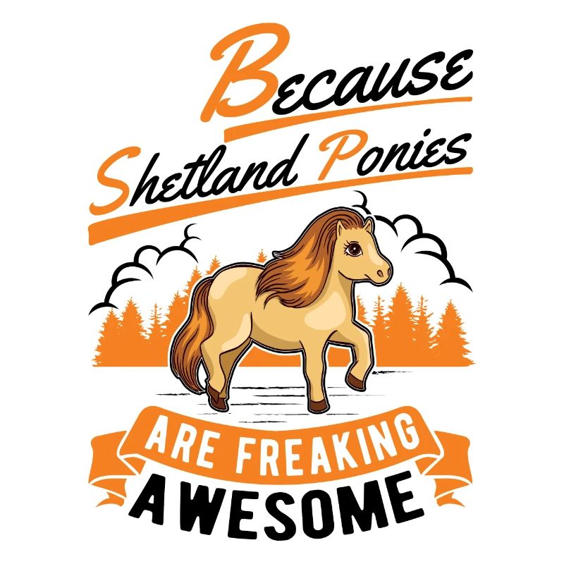 Parce que les poneys Shetland sont géniaux