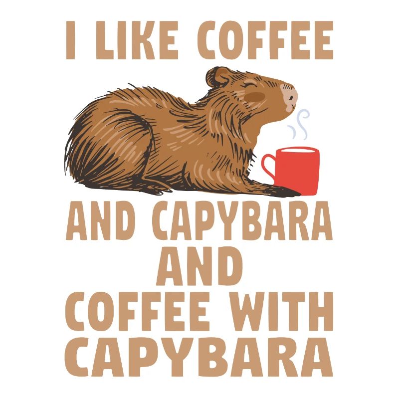 Wasserschwein Capybara Cappybara Kaffee Café