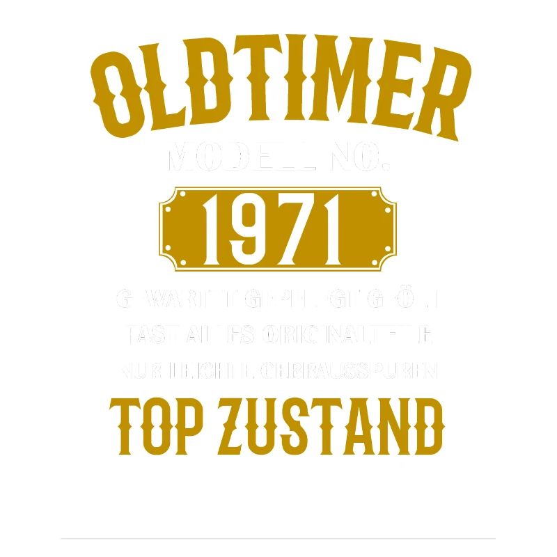 52. Geburtstag oldtimer 1971