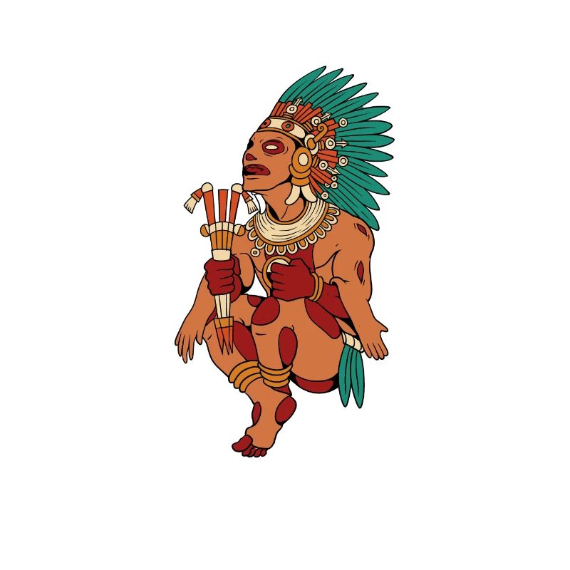 Dieu de la végétation aztèque - Xipe Totec