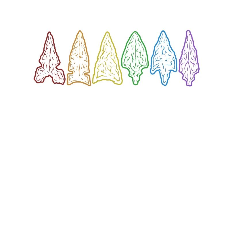 Pointes de flèches LGBT Conseils de chasse arc-en-ciel Pointes de flèches