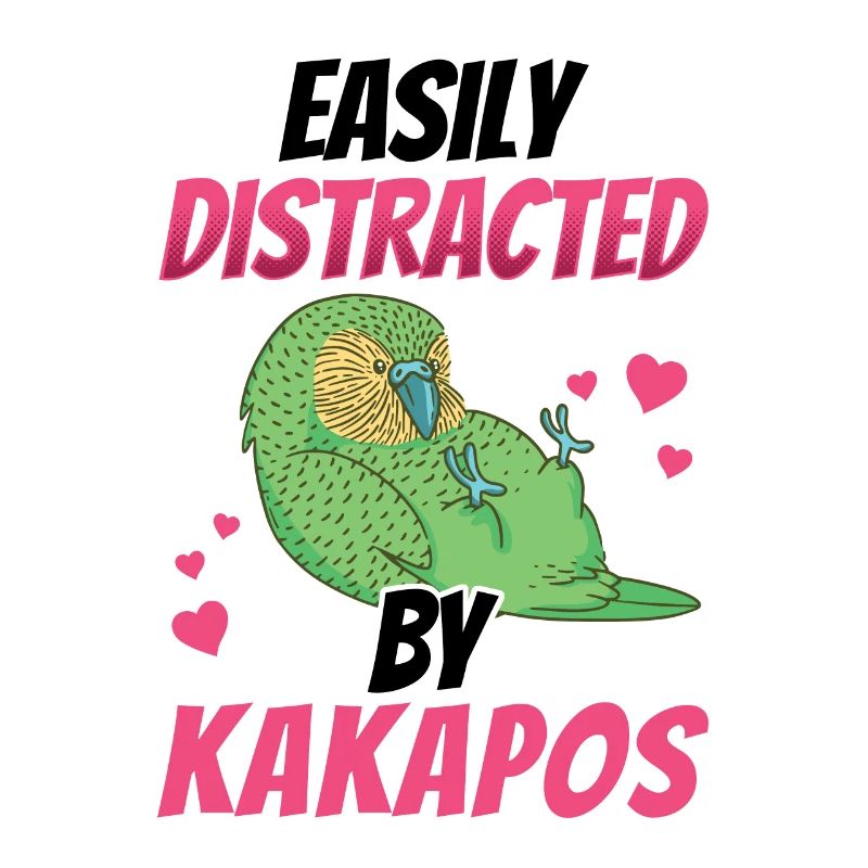 Kakapo distracts flightless parrot Kakapo