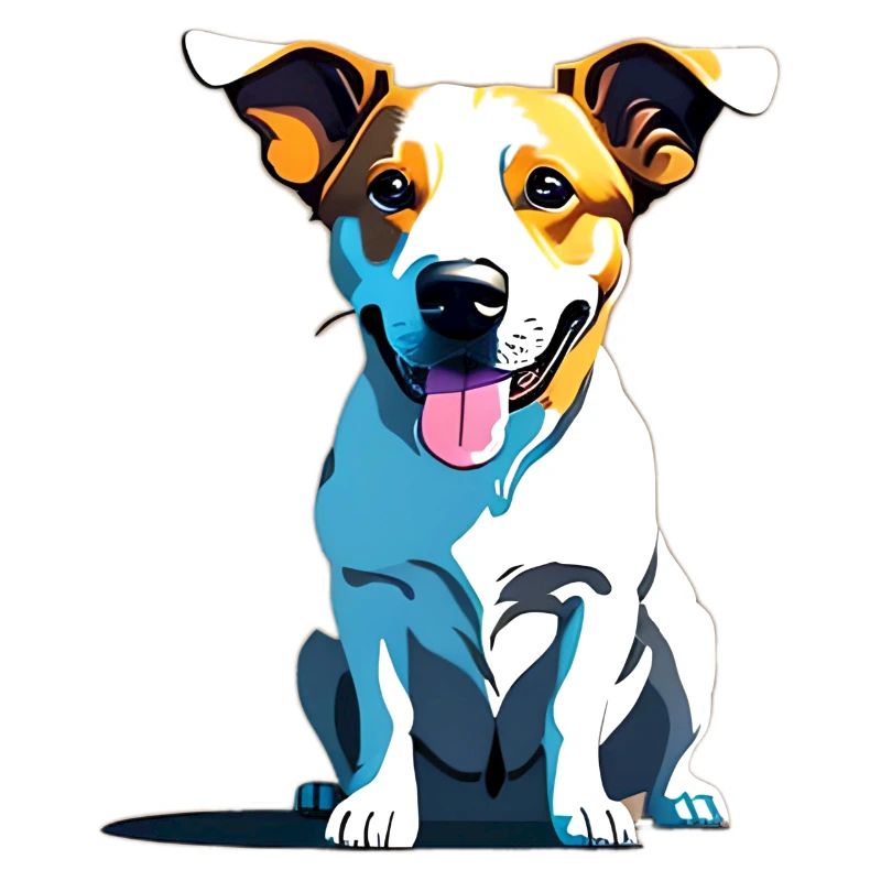 Jack Russel keucht