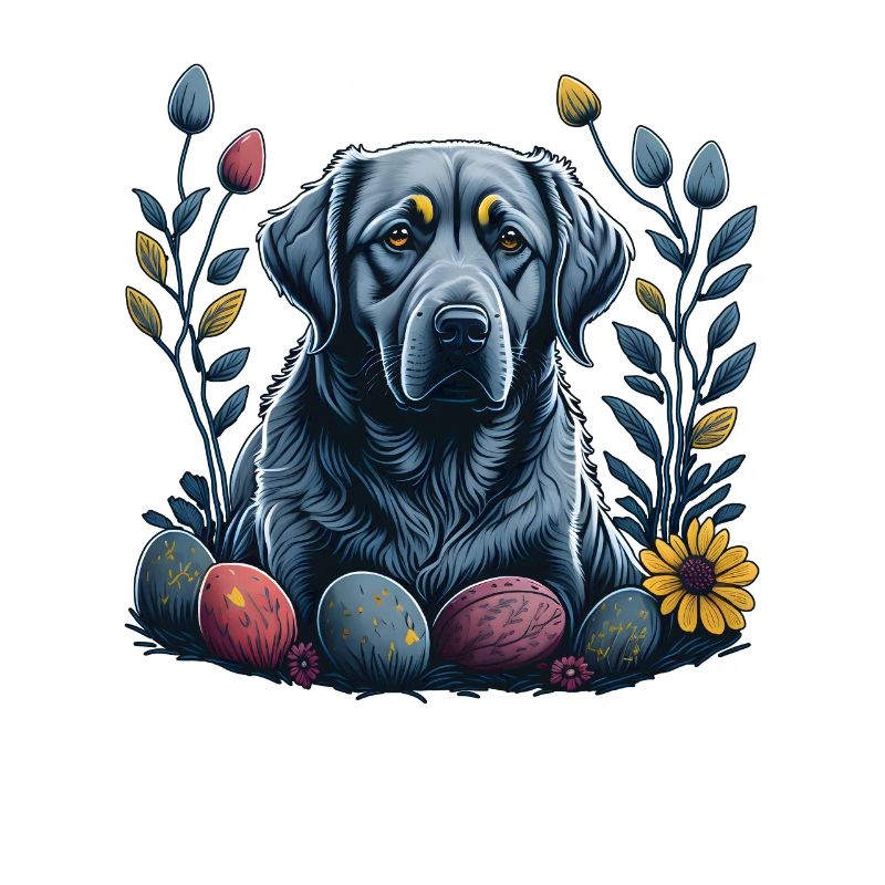 Labrador Retriever Dog Easter Spring Labrador