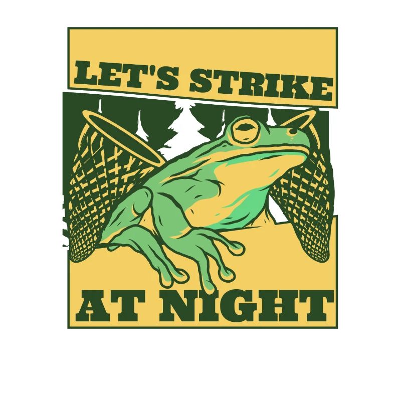 Let's Strike At Night Toad Tadpole Frog