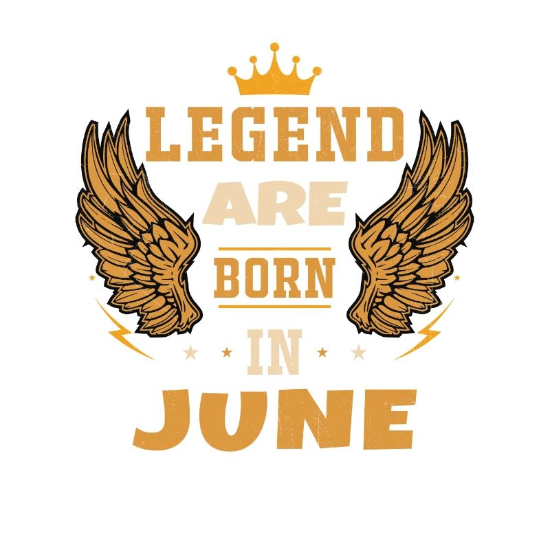 Die im Juni geborene Legende Geburtstagsgeschenk