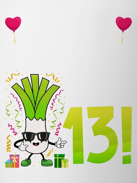 Hurra der Lauch wird 13