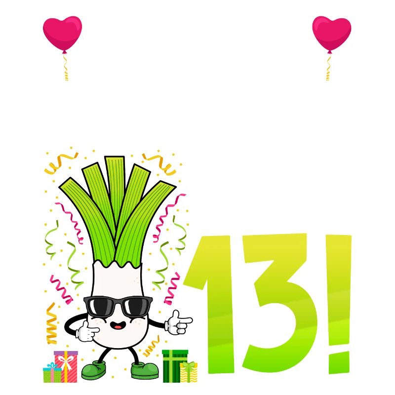 Hurra der Lauch wird 13
