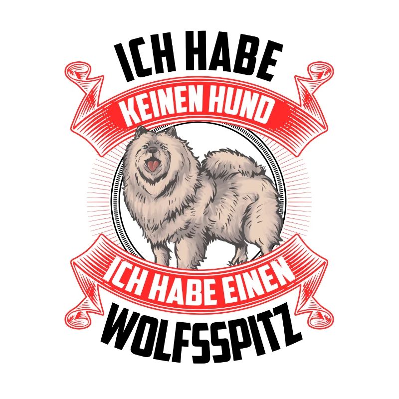 Ich habe einen Wolfsspitz Deutscher Keeshond