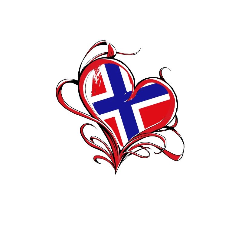 Bock auf Norwegen Flagge Urlaub Geschenk