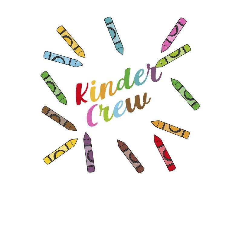 Kinder Crew Kindergarten Lehrer Lustig Erster Tag