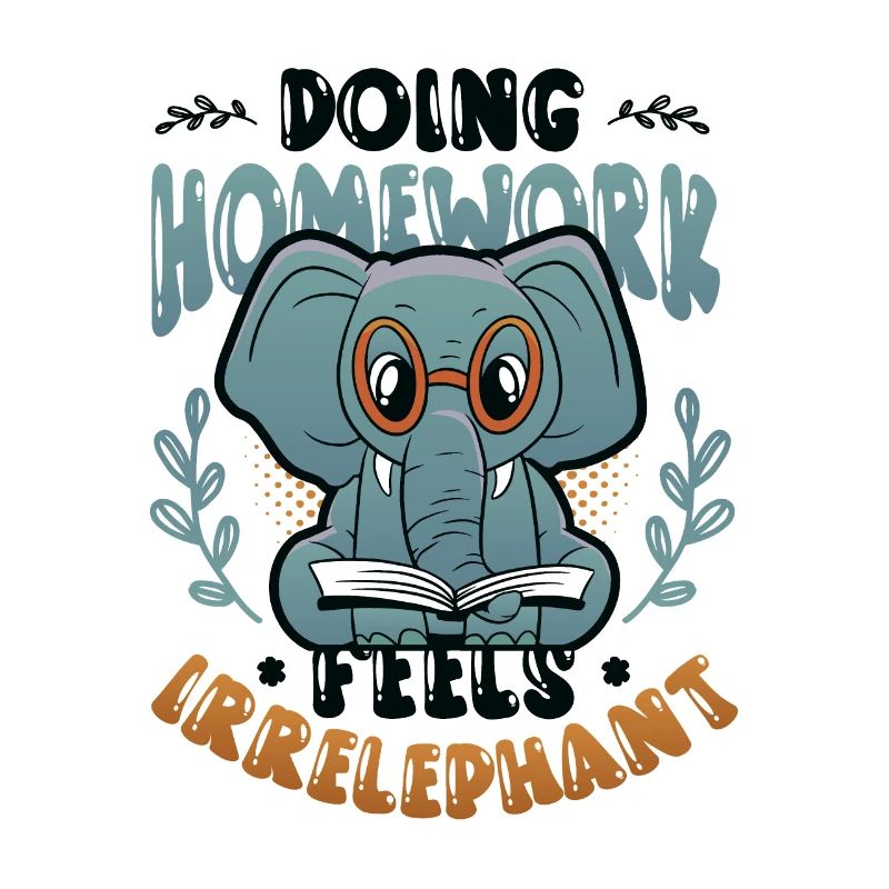 Doing homework doesn't feel good
