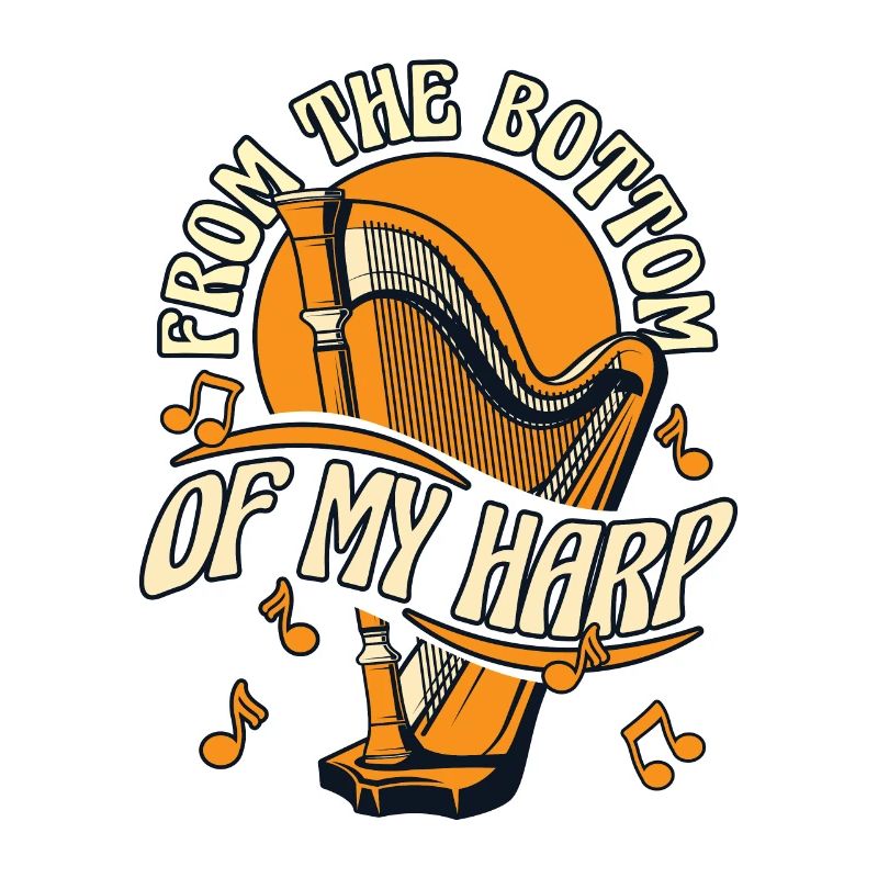 Du bas de ma harpe Harpe Harpe musicale Harpe