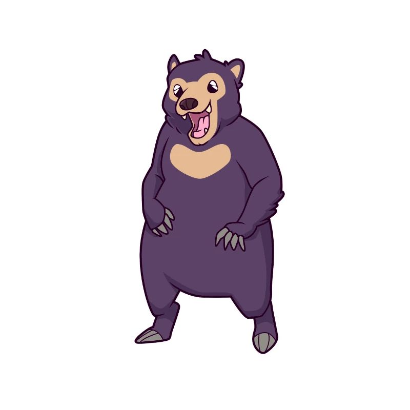 Ours malais Kawaii