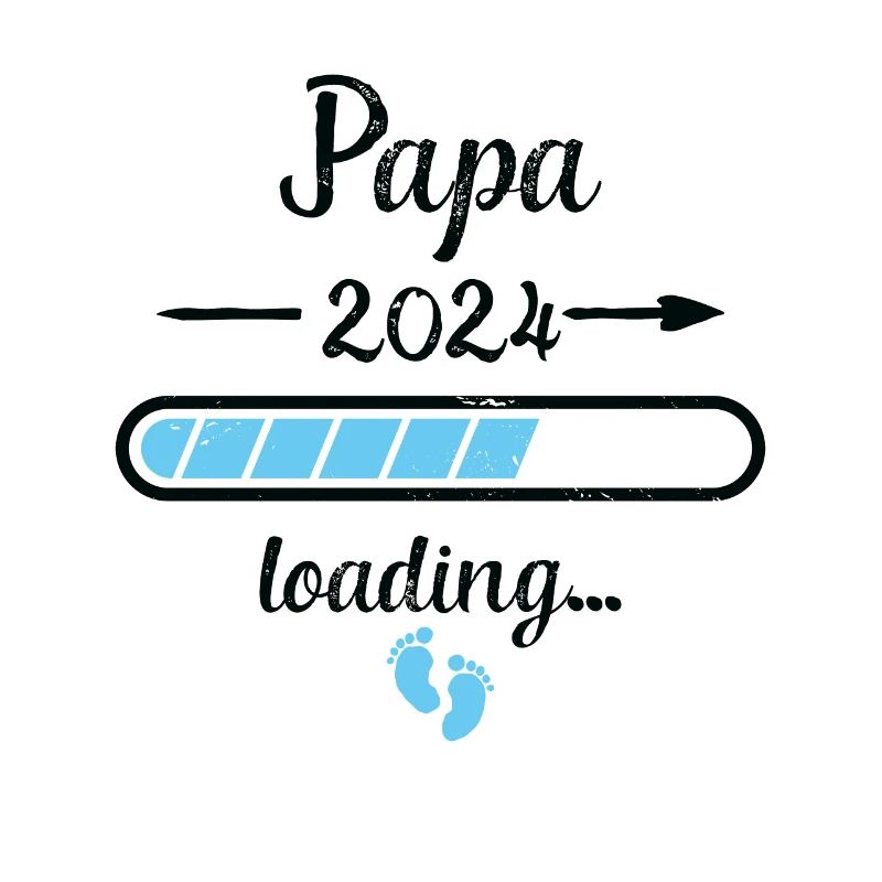 Papa 2024 Loading Pregnancy Dad Father Birth