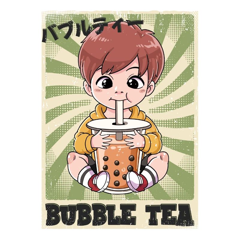 Boba Tea Boy Bubble Tea