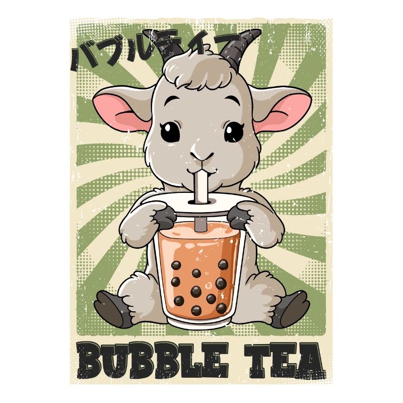 Boba Tea Goat Bubble Tea