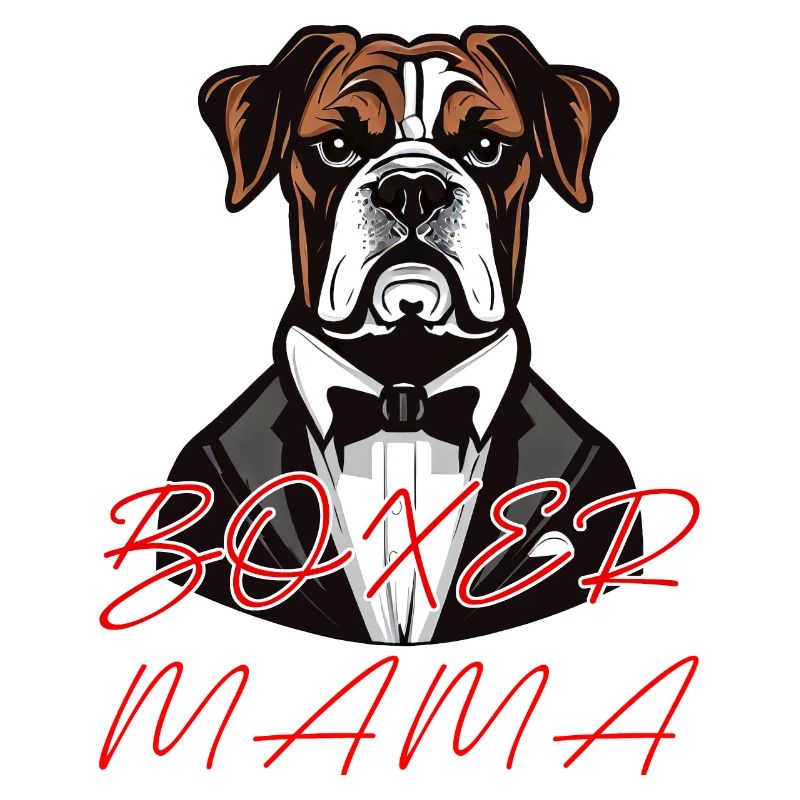 Boxer chien Mama
