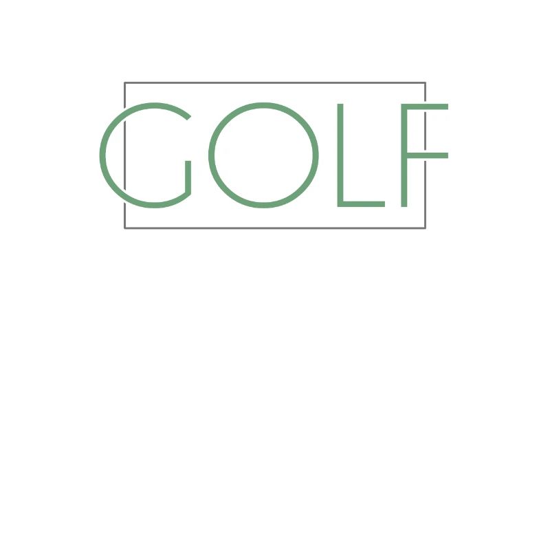 Golf lettering