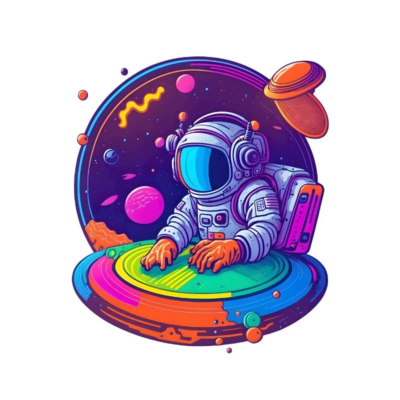 DJ Astronaute Rétro