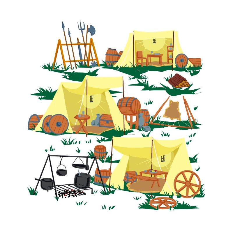 Camp médiéval - Camping médiéval