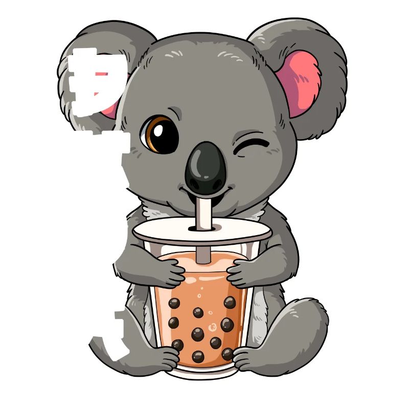 Boba Tea Koala Bubble Tea