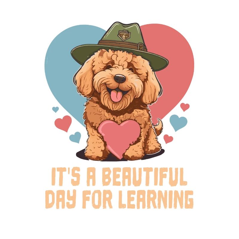 C’est une belle journée pour apprendre Goldendoodle