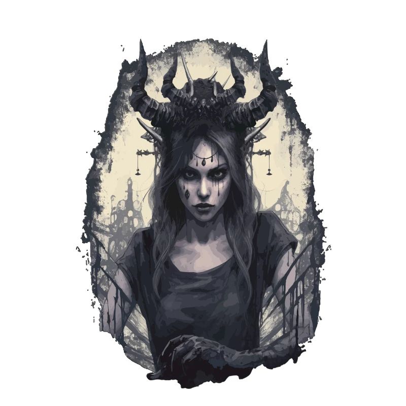 Seduction Girl Devil Evil Goth Gothic Dark
