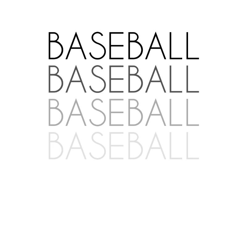 Lettrage baseball