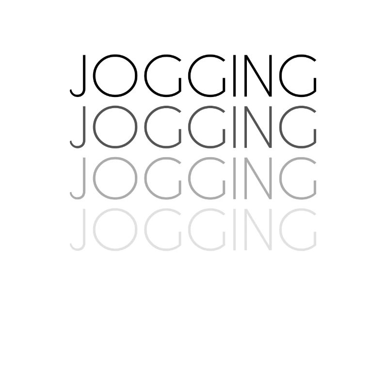 Lettrage de jogging
