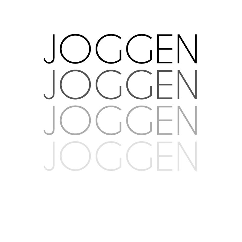 Lettrage de jogging