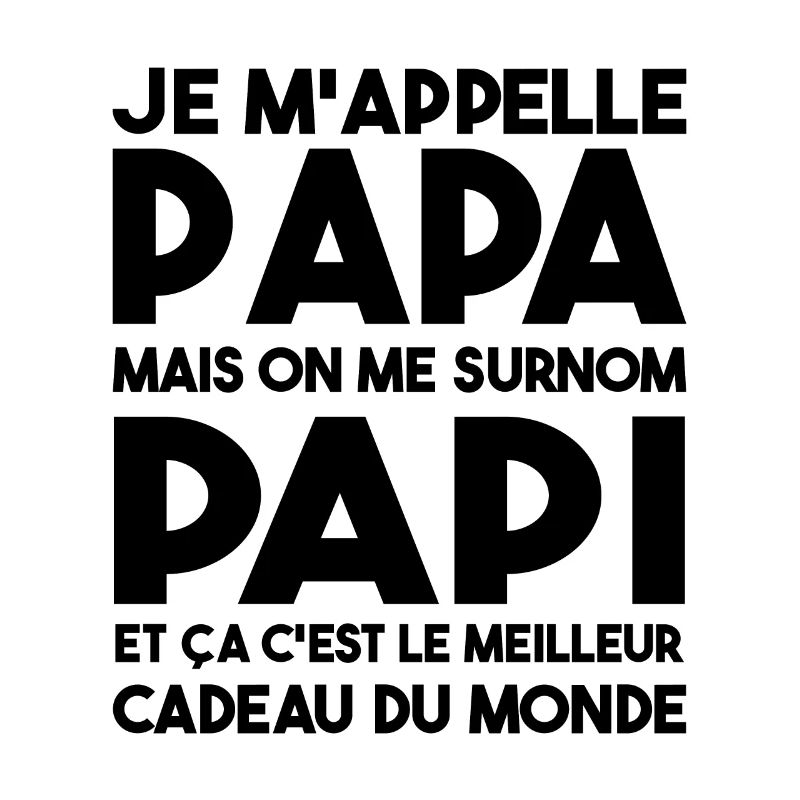 Je M'appelle Papa Mais On Me Surnom Papi Cadeau