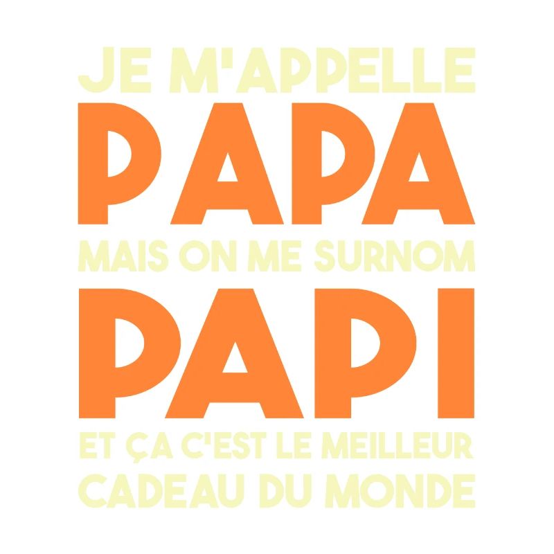 Je M'appelle Papa Mais On Me Surnom Papi Cadeau