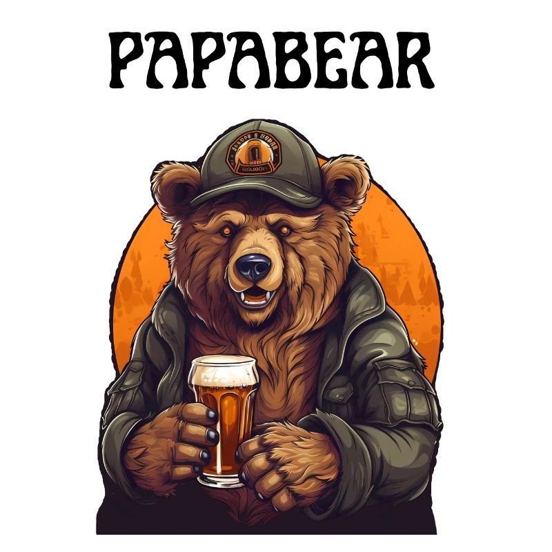 Papa Bear proud Daddy stolzer Vater
