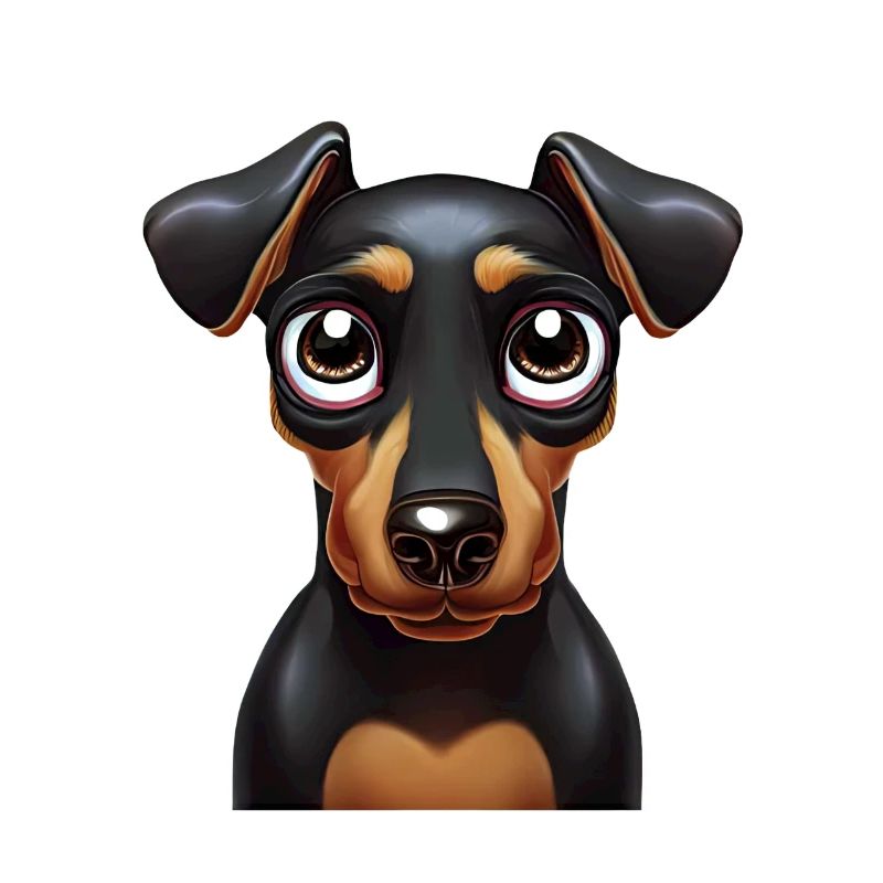 Délicieuse servilité Doberman