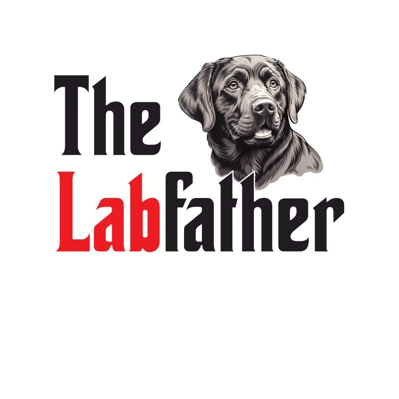The Labfather, fun Labrador design
