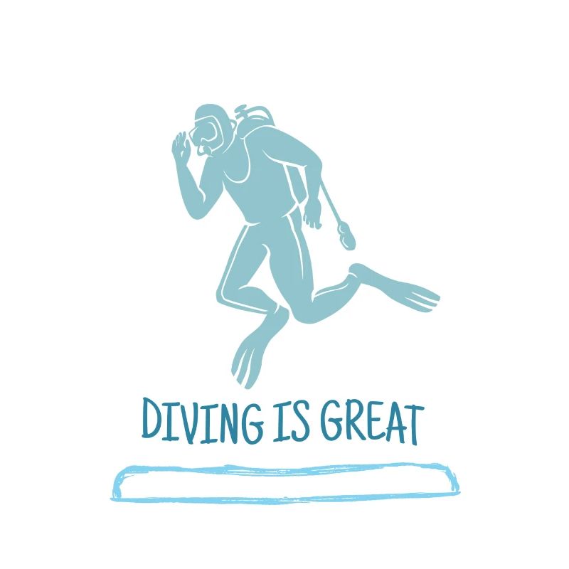 Diving Is Great Retro Diver Designs Present