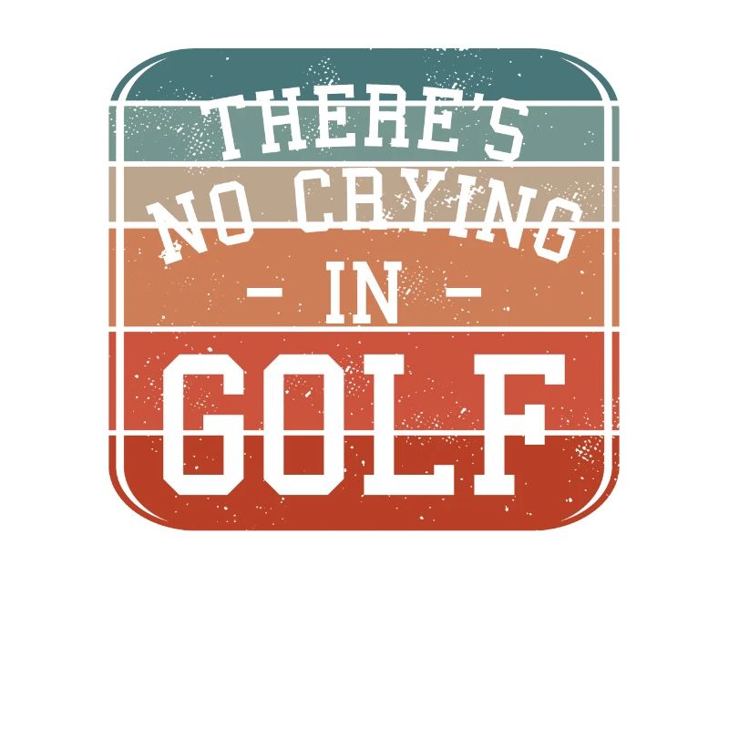 Rétro Il n’y a pas de pleurs dans le golf Golfeur