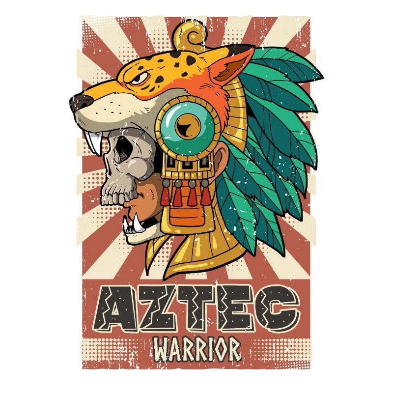 Guerrier aztèque mexicain Aztèques