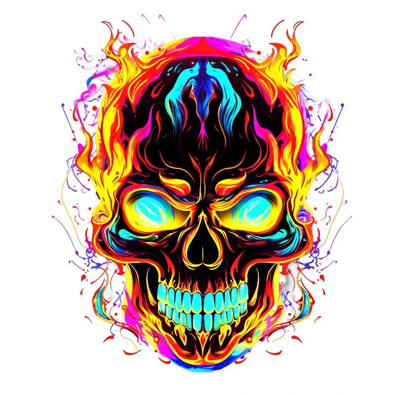 Edgy and Alternative: Gothic Skull