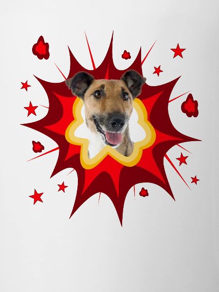 Comic Hund Design - Pow - Foxterrier