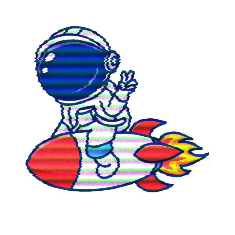 Space rocket travel. A gift for space fans