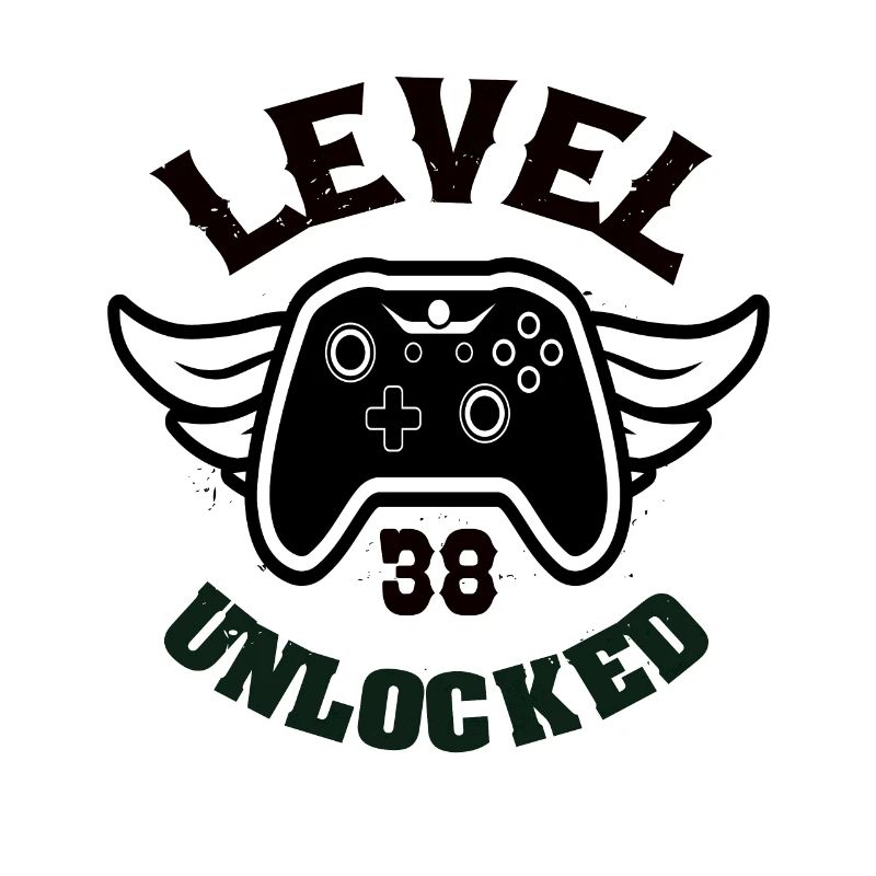Level 38 Unlocked 38 Geburtstag