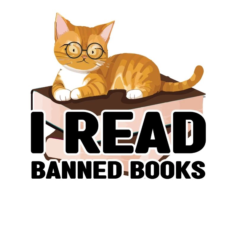 J’ai lu un livre interdit Cat Lover Reader Read