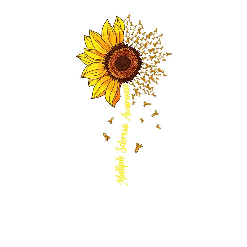 Multiple Sclerosis Awareness Sunflower MS Lover