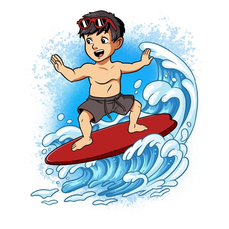 Surfeurs de vagues Surfeurs Surfeurs