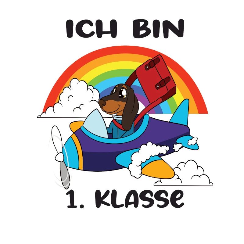 Ich Bin 1 Klasse Einschulung Schulanfang