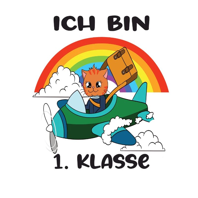 Ich Bin 1 Klasse Einschulung Schulanfang